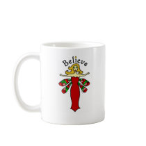 Believe Holiday Dragonfly Mug