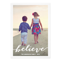 BELIEVE | HOLIDAY PHOTO CARD