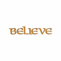 Believe Hoodie embroidered shirts