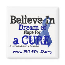 Believe in a Cure Fridge Magnets