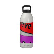 "Believe in a Rainbow" Magnet Art Drinking Bottle