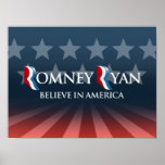 BELIEVE IN AMERICA WITH ROMNEY RYAN -.png Posters