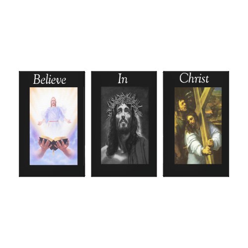 Believe In Christ Wrapped Canvas 8 Stretched Canvas Print