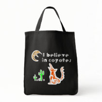 Believe in Coyotes Dark Bags