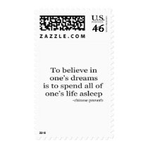 Believe in Dreams quote postage