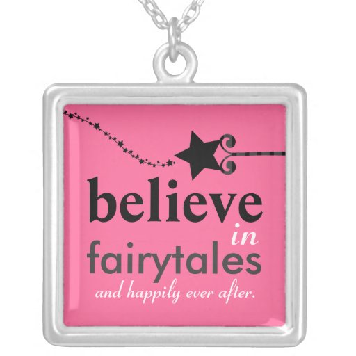 Believe in Fairytales Sterling Silver Necklace