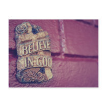 Believe in God Post Cards