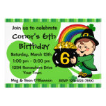 Believe In Leprechauns Birthday Party Invitation