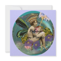 Believe in Magic invitation/notecard