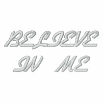 BELIEVE IN ME  SHIRT embroidered shirts