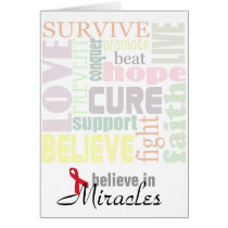 Believe in Miracles Inspiration Card cards