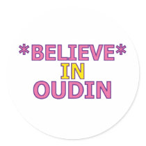 Believe in Oudin stickers