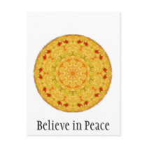 Believe in Peace Postcard