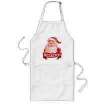 Believe In Santa Claus Apron