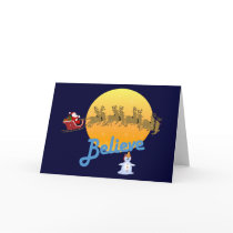 Believe In Santa Claus cards