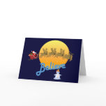 Believe In Santa Claus Greeting Cards