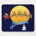 Believe In Santa Claus mousepads by IslandVintage Believe In Santa Claus mousepads