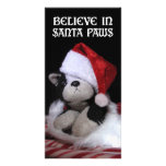Believe in Santa Paws photo cards