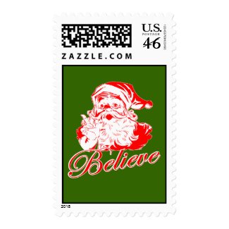 Believe in Santa stamp