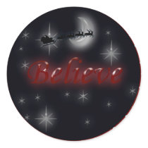 believe in Santa stickers