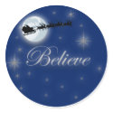 Believe In Santa stickers