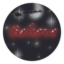 believe in Santa stickers