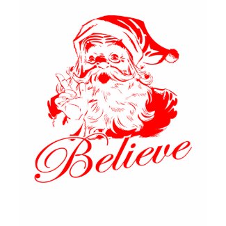 Believe in Santa shirt