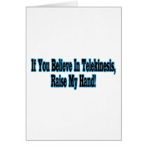 Believe In Telekinesis cards by goldnsun Believe In Telekinesis cards
