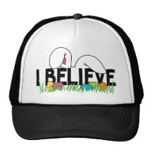 Believe In The Easter Bunny Trucker Hats