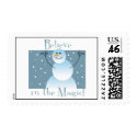 Believe in the Magic Snowman Stamps stamp