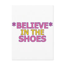 Believe in the Shoes (Oudin) postcards