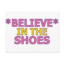 Believe in the Shoes (Oudin) postcards