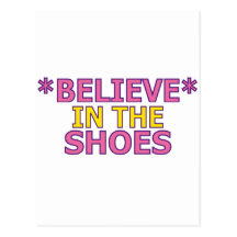 Believe in the Shoes (Oudin) Postcards