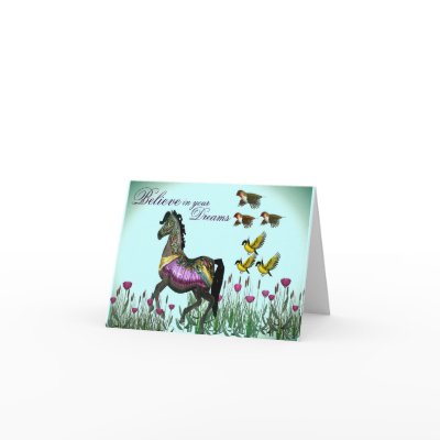 Believe in your Dreams NoteCard by RookyStudios