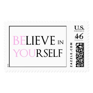 Believe in Yourself - be You motivation quote meme Postage Stamps
