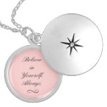 Believe in Yourself Locket Necklace necklaces