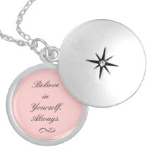 Believe in Yourself Locket Necklace