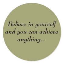 Believe in yourself sticker