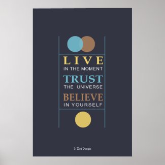 Believe Inspirational Spiritual Quote Poster