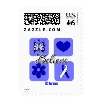 Believe Inspirations ALS Disease Awareness Postage Stamp