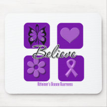 Believe Inspirations Alzheimer's Disease Awareness Mousepad