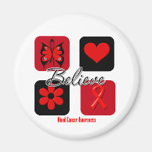 Believe Inspirations Blood Cancer Fridge Magnet