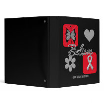 Believe Inspirations Brain Cancer Binders