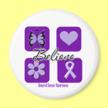 Believe Inspirations Cancer Awareness Refrigerator Magnets