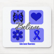 Believe Inspirations Colon Cancer Mousepad