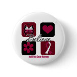 Believe Inspirations Head and Neck Cancer Pin