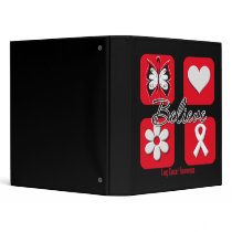 Believe Inspirations Lung Cancer Binders by cancerapparel Believe Inspirations Lung Cancer Binders