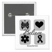 Believe Inspirations Melanoma Pin