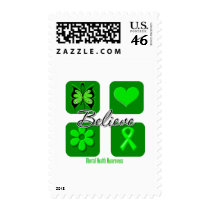 Believe Inspirations Mental Health Awareness Postage Stamps