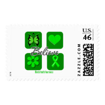 Believe Inspirations Mental Health Awareness Postage Stamps